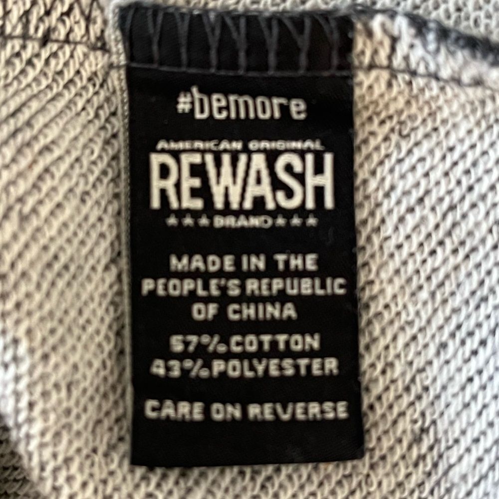 Womens’ Gray Rewash Sweatshirt Size L - Picture 4 of 4
